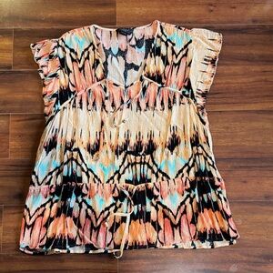 Belldini Multicolor Patterned Women's Top